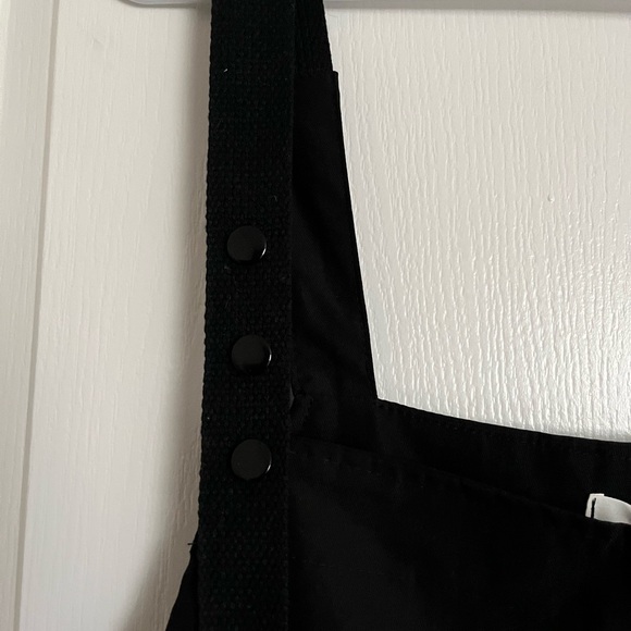 Men’s small black cropped overalls. - Picture 6 of 7